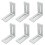 Aluminium-L-förmiger Eckwinkel, 2-Nut, 3-1/8" x 3-1/8" x 1