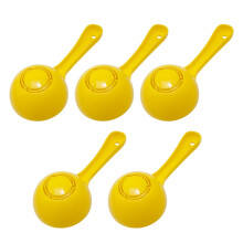 Yellow Rice Ball Spoon Plastic Non-Stick 5 Pcs