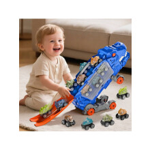 Dinosaurier-Transport-LKW-Spielzeug – Verwandlungs-Dino-Auto