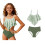 Maillot de bain deux pièces pour filles, séchage rapide, taille unique 1