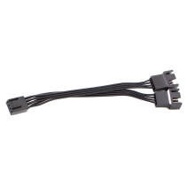 Splitterkabel voor computerkastventilator, 4-pins, 2-weg