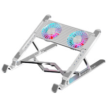 Kunststof LED-koelpad voor gaminglaptops met ventilator