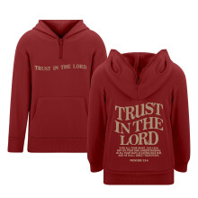 Sweat à capuche à manches longues doux pour garçon avec motif de lettres