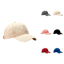 Gorra de béisbol holgada para hombre, color liso y ajustable.
