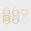 Bracelets lumineux multicolores (12 unités) 1