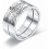 Ringenset met zon en maan voor dames 1