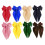 Set di 8 fiocchi per capelli da donna, design elegante, multicolore 1