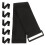 Black Adjustable Hook-and-Loop Strap Set (6 pcs) 1
