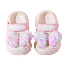 AWZXDE Girls Slippers For Toddlers Summer Cute Cartoon Breathable Openwork Sandals Lightweight Casual Shoes For Kids Age 1-6