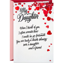 Valentine's Day Card for Daughter and Friend