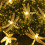 1pc Golden LED Dragonfly-Shaped String Lights, Durable Plastic, Ideal for Room & Window Decor 1