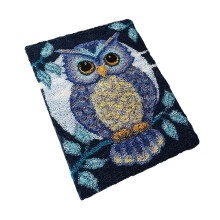 Owl Latch DIY Rug Making Kit Crochet Carpet Hand Craft DIY Rug Crochet Yarn Kits