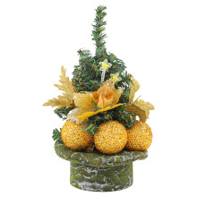 Mini Christmas Tree with Red Berries 9 Inch