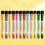 12-Pack Magnetic Dry Erase Markers with Eraser Tips, Chisel Point, Multicolor – Compatible with Whiteboards 1