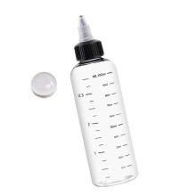 Model Paint Mixing Bottle With Scale Multiple Sizes 30ml 50ml 100ml 230ml Rotating Spout For Hobbyists And Artists