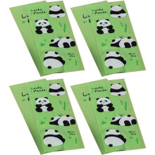 Ice Pop Bags 100pcs Cartoon Panda Design Ice Popsicle Bag Disposable Plastic Bag Freeze Packaging Ice Popsicle Mold Bags