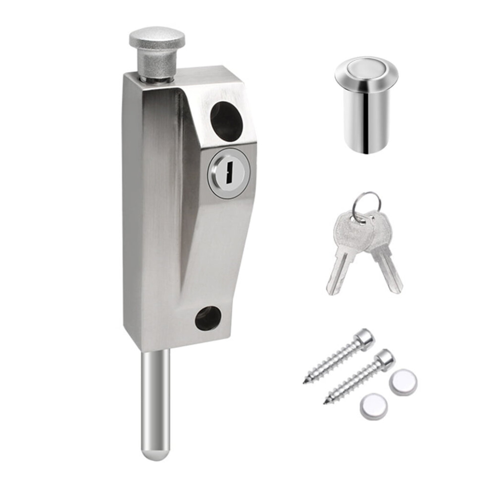 Aluminum Alloys Revolving Door Ground Lock Sliding Door Latches Wooden Door Spring Floor Lock Easy To Installation 9180479752547