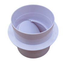 None Return Air Valves Backflow Preventer Exhaust Duct Check Valves Plastic Inline Backdrafts Damper for Kitchen Bathroom