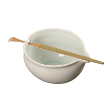 Ceramic Matcha Bowl Matcha Chawan Tea Making Tool Handcrafted Traditional Green