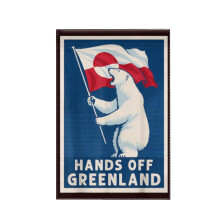 Greenlanders flag for yard garden patio 12x18 inch