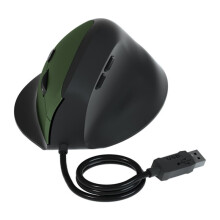 Wired Right Hand Vertical Mouse Ergonomic Gaming Mouse 1600DPI Adjust USB Optical Wrist Healthy Mouse for PC Computer