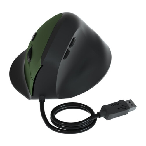 Wired Right Hand Vertical Mouse Ergonomic Gaming Mouse 1600DPI Adjust USB Optical Wrist Healthy Mouse for PC Computer