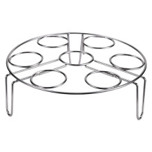 Stainless Steel Egg Steamer Rack 7-Egg Stackable