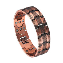 Magnetarmband aus reinem Kupfer für Herren – verstellbar