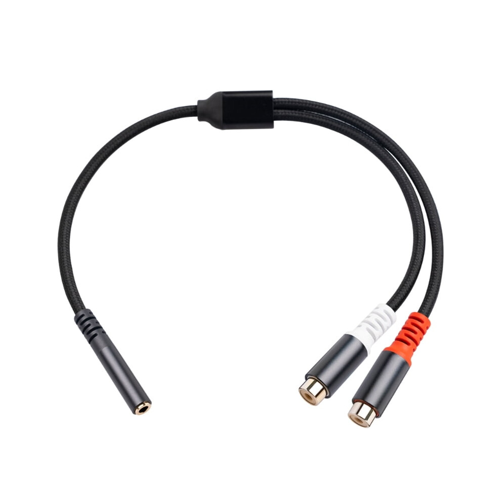 Rca To 3.5Mm Aux Cable Stereo Audio Cord 2-Meter Gold 962125586497