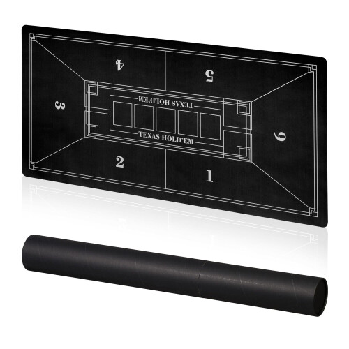 Poker Table Mat, Non-Slip, Waterproof, 120x60 cm