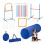 Hunde-Agility-Parcours-Set mit Tunnel, Hürden, Slalom 8