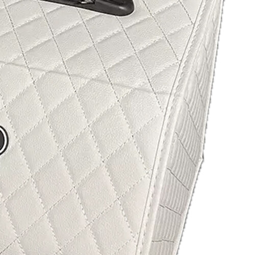Car Trunk Box White Small PU Leather High Capacity 2