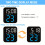 LED-wekker met digitaal display en USB-voeding 5