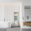 Industrial Bathroom Towel Ladder Rack with Hooks 1