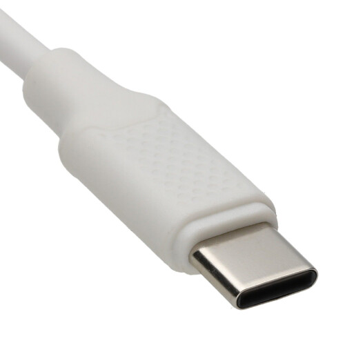 kenable USB-C Fast Charge Lead For Mobile Phone/PS5/Series X Charging Cable 1m White 1