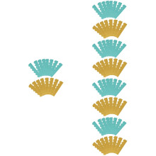 10Sets Tafelkanten Sticker 180G Kupferpapier Klassenzimmer Deko