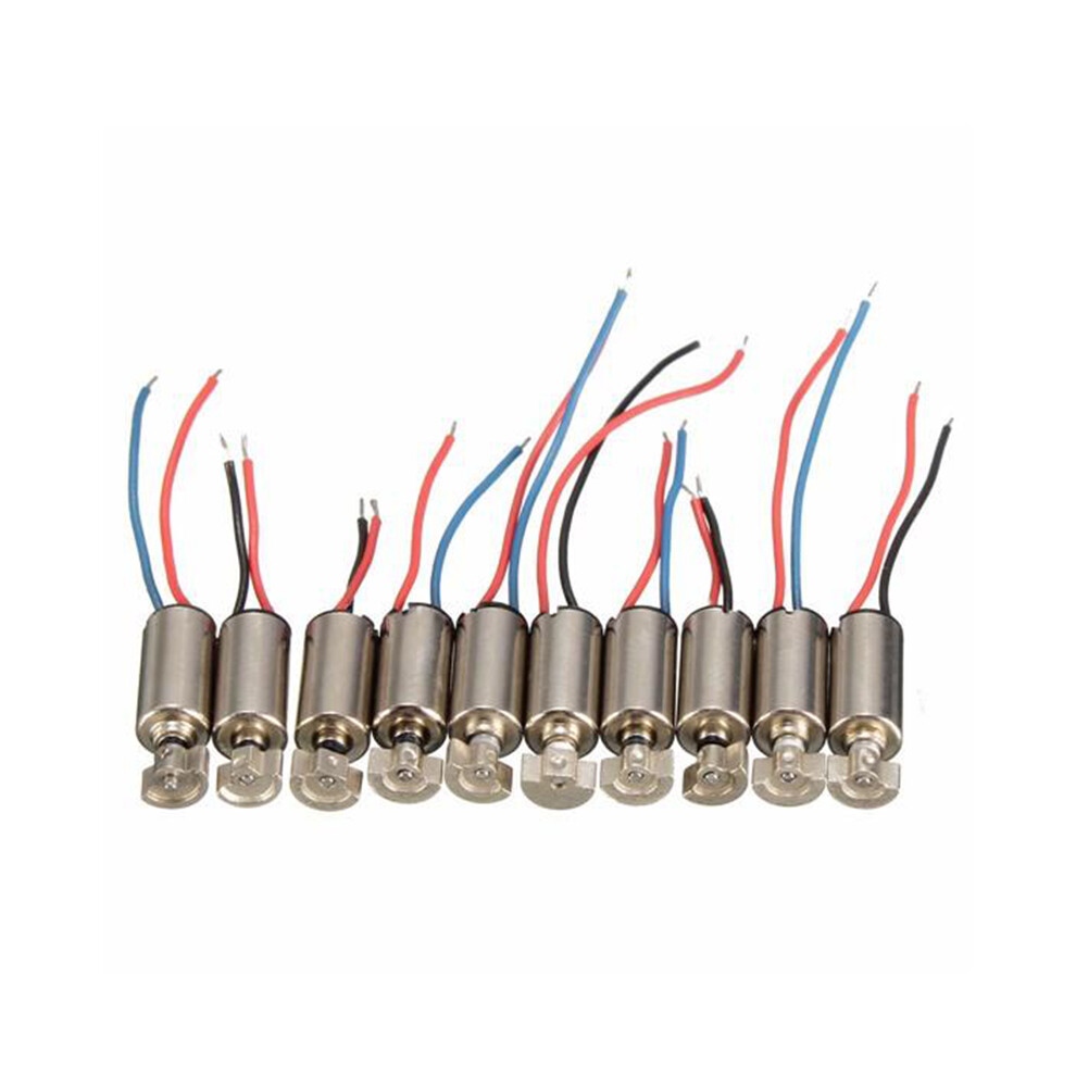 10Pcs Cell Phone Coreless Vibration Motor Vibrator 4X8mm 1.5-3V Rc Toys 6032865983413