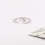 925 Sterling sølv bølgering – minimalistisk stabling 3