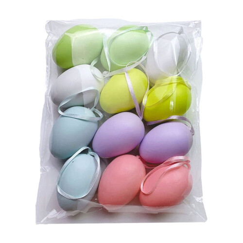 AuroraX Easter Basket Stuffers Easter Egg for Easter Egg Hunt,Personalized 12 Pcs Funny Ornament,Home Indoor Easter Decor 1