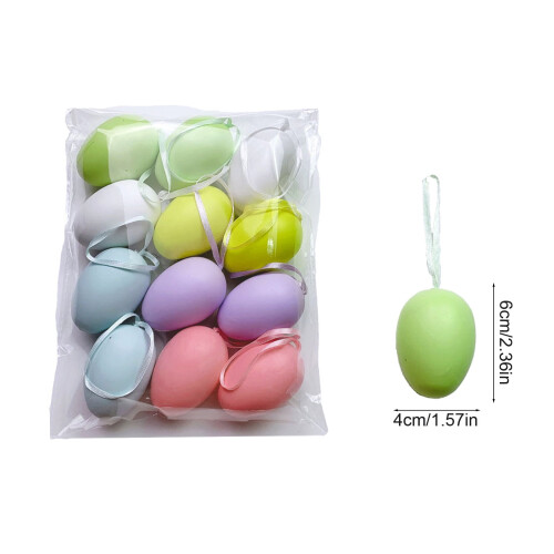 AuroraX Easter Basket Stuffers Easter Egg for Easter Egg Hunt,Personalized 12 Pcs Funny Ornament,Home Indoor Easter Decor 2