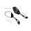 2PCS Motorcycle Rearview Mirrors Wide Angle, Shockproof Handlebar Side Glass 2