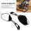 2PCS Motorcycle Rearview Mirrors Wide Angle, Shockproof Handlebar Side Glass 4