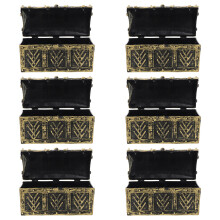 6Pcs Mini Pirate Storage Chests Plastic Boxes for Kids' Party Use