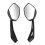2PCS Motorcycle Rearview Mirrors Wide Angle, Shockproof Handlebar Side Glass 14