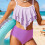 Girls' bikini set with adjustable straps and ruffles, 7