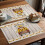 Tischsets mit Sonnenblumenmotiv (6er-Set) 7