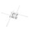 2Pcs White Aluminum Ceiling Pendant Light Modern Simple Hanging Lamp 1