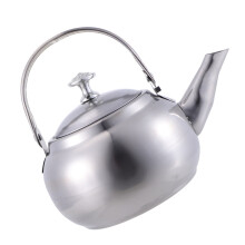 1Pc Stainless Steel Water Kettle Silver for Home Use