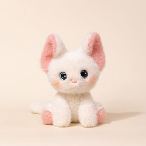 Păpușă de pluș Kitty, roz, 7,9 inci 2