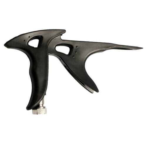 Draagbare plastic standaard voor airbrushes met dubbele actie. 1